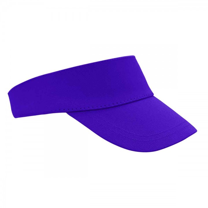 Saks Mavi Pamuk Gabardin Royal Visor Promosyon Vizör Şapkası